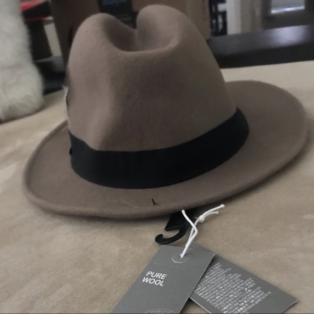 Real wool fedora
